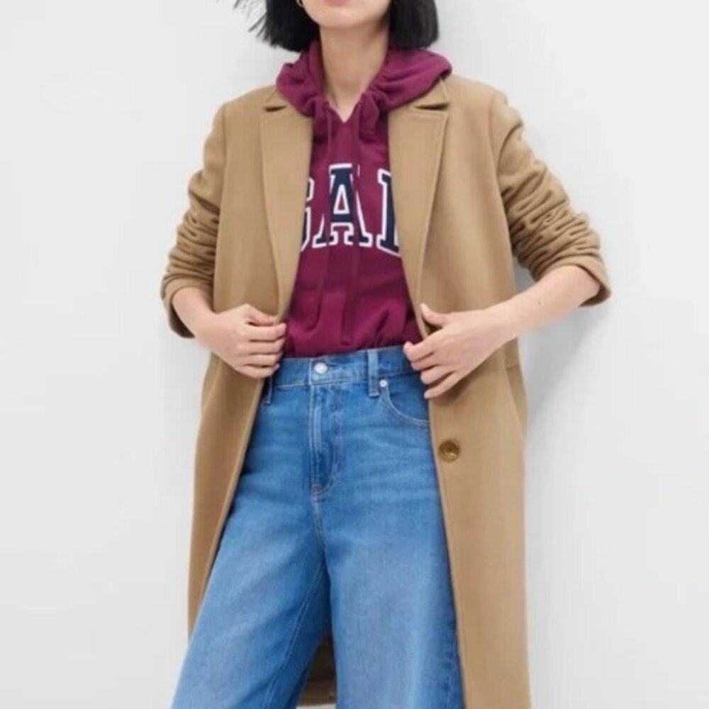 GAP Ladies long topcoat sz Large NWOT